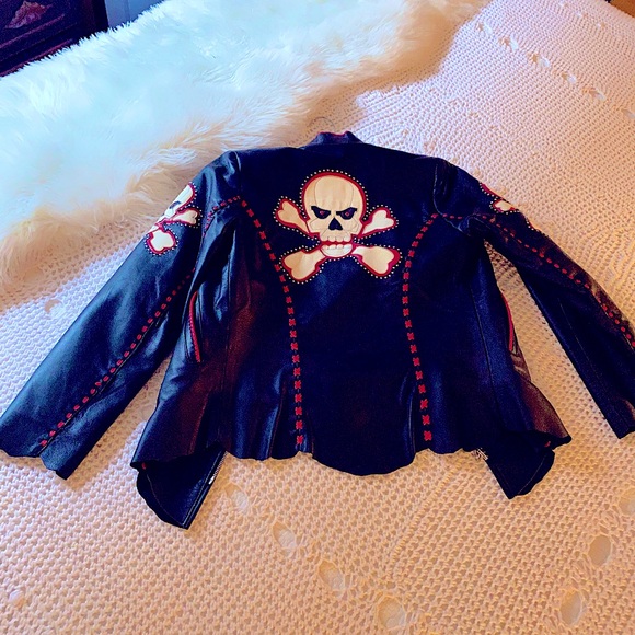 “Tribe”soft real leather unique jacket 😁 - Picture 4 of 11